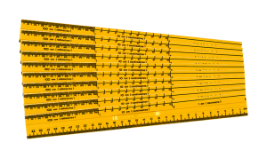 30 cm Linjal, dm/cm/mm - 20-pack