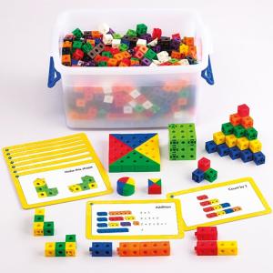 Stor byggsats Länkande kuber 500-pack