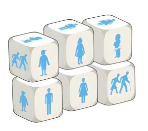 Berättelsetärning Människor, 6-pack