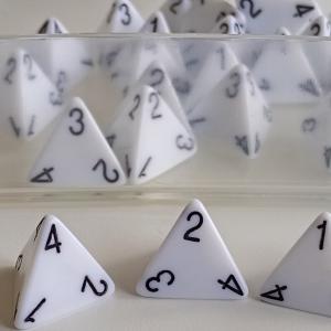Speltärningar 4-sidiga, 30-pack