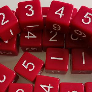 Speltärningar 6-sidiga, 30-pack