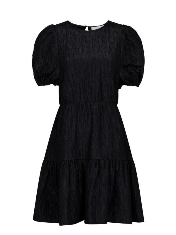 Dayana Jacquard Dress Black
