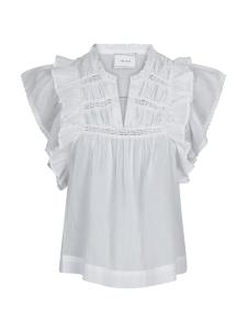 Jayla S Voile Top White