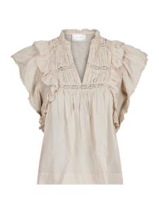 Jayla S Voile Top Sand