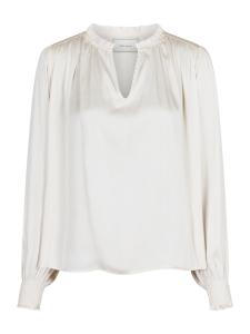 Lucie Satin Blouse Off White