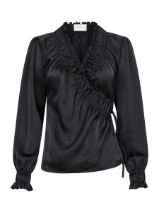 Dessy Heavy Sateen Blouse Black