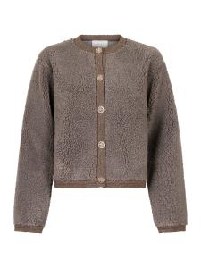 Limo Fluffy Knit Cardigan Iron