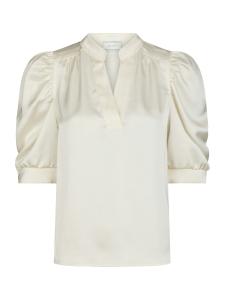 Roella Heavy Sateen Blouse Pearl
