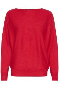 Cuannemarie Batwing Jumper Red