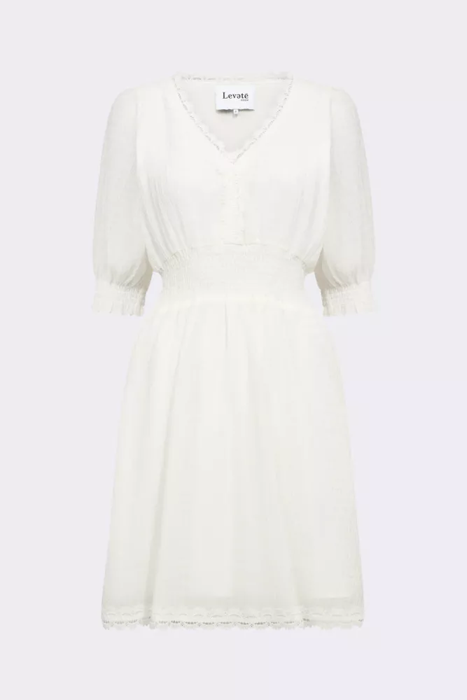 LR-Leslie 1 Dress Star White