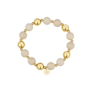 KELLY BRACELET IVORY/GOLD