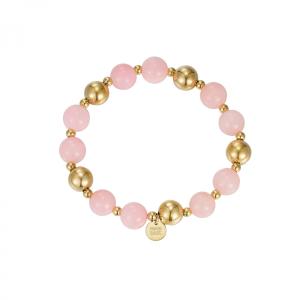 Kelly Bracelet Lt.Pink/Gold