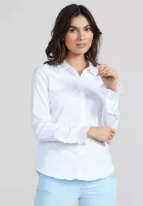 Mattie Flip Shirt White
