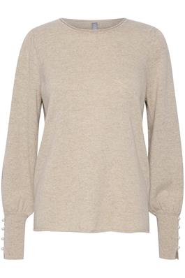CUallie Pearls Pullover Oyster Gray Mel