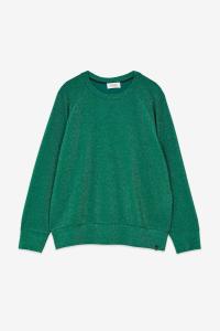 Sweatshirt With Lurex Brilliante Green