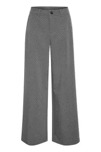 CUannlise Studded Pants Grey w/Silver