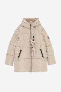 Quilted Puffer Jacket Stone