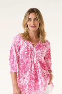 Hydra Poppy Top Pink