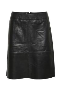 CUberta Leather Skirt