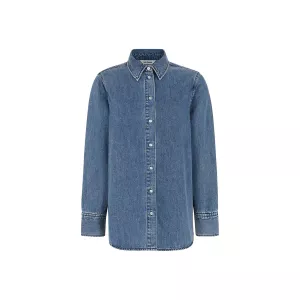 SRKeira Shirt Dark Blue Denim