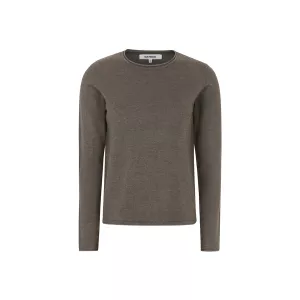 SRMarla O-neck Roll Edge Knit Morel Melange