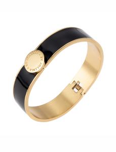 Barcelona bangle, black gold