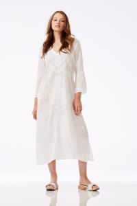 Long Goa Dress White