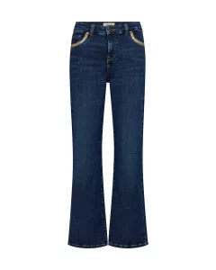 MMCecilia Pearl Jeans Dark Blue