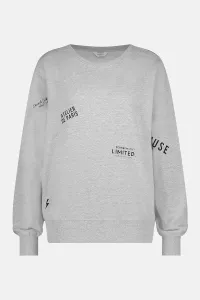 Soft Sweater Limited Grey Melange Black
