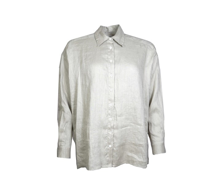 Oversize Linen Shirt Sesamo
