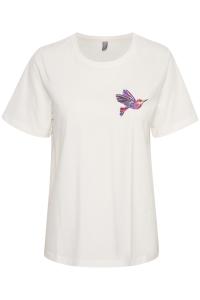 CUamora T-shirt Spring Gardenia Vit