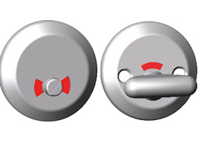 Toabehör 8265 rostfritt