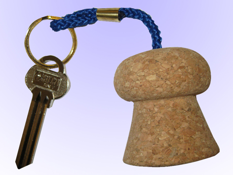 Nyckelring flytande Kork, Champangnekork