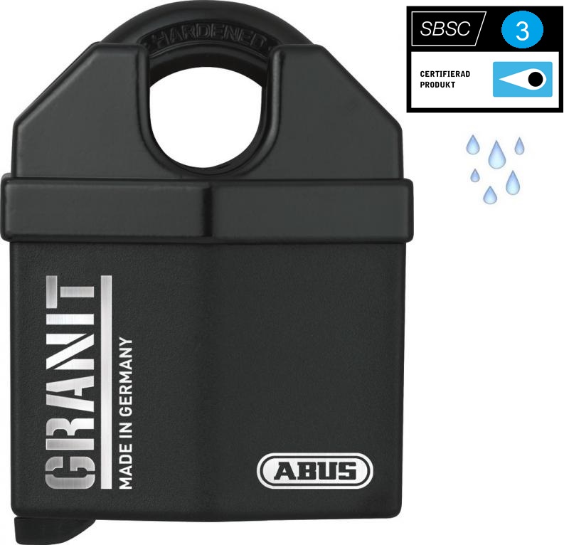 Abus Granit Hänglås 37/60 Lös bygel