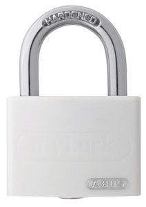 Abus Hänglås T65AL 40mm • Vit