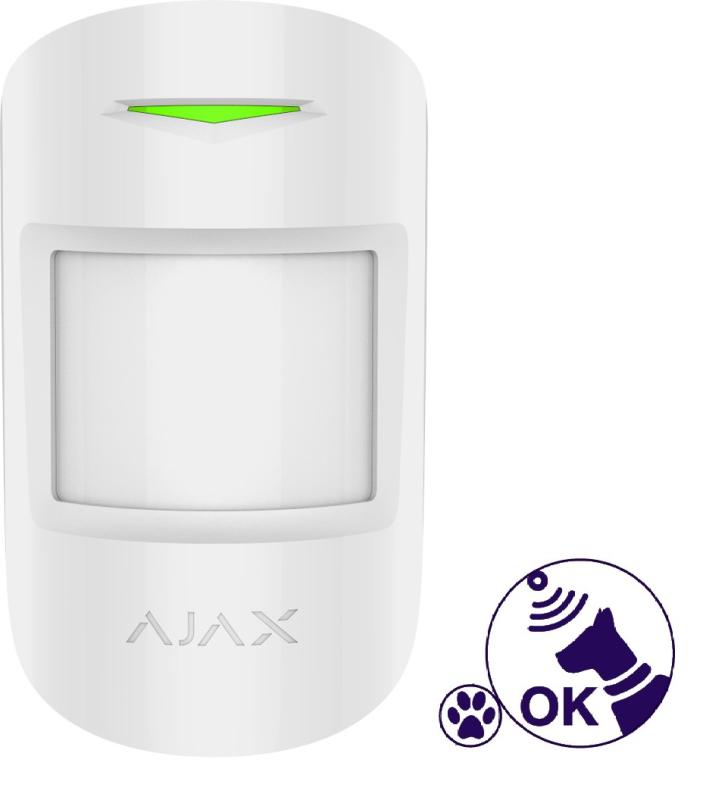 Ajax Rörelsedetektor PIR & Microwave vit