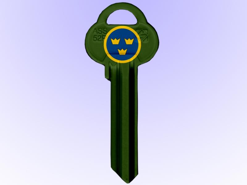 Övriga Nyckel med mönster (Assa) (Tre kronor)