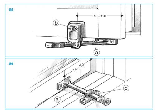 Ventilationsbeslag 85/86 Vit Assa