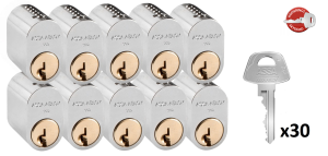 Assa Cylinder 1201 • LL10 • 30 Nycklar