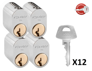 Assa Cylinder 1201 • LL4 • 12 Nycklar