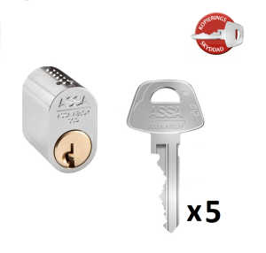 Assa Cylinder 1201 • 5 Nycklar
