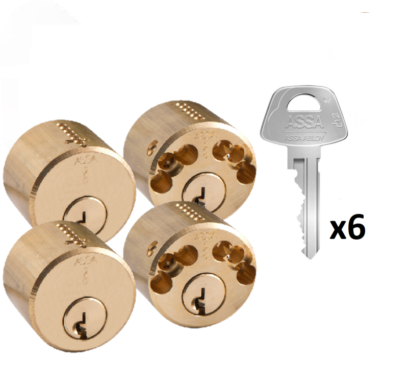 Assa Cylinderpar 1312 • LL2 • 6 Nycklar