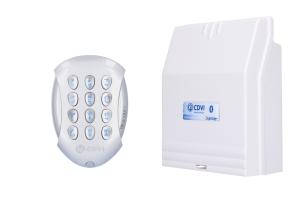 CDVI Kodlås Galeo BT Silver med styrbox