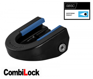 Släpvagnslås Combilock Blå 66mm