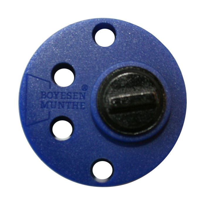 Cylinderförlängare 10mm blå rund, Komposit