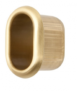 Cylinderskylt 707 matt mässing Assa