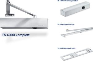 Dörrstängare TS4000 komplett