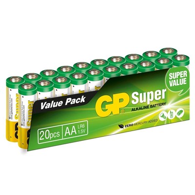 Batteri LR6 AA 20-pack
