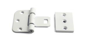 Gångjärn 2465 vit 2-pack