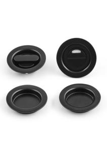 Skjutdörrsbeslag WC Habo, Svart